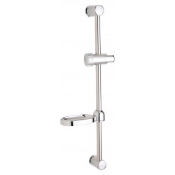 Barre douche PANTORA 25 PS - Fixe - Ø 25 mm - 63 cm - Porte savon