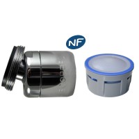 Mousseur orientable 8 litres M24x100 - Eco 47% - Aéré - Rotule mâle - NF EN 246 