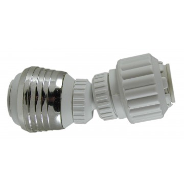 Mousseur brise-jet Rotule 2 jets serrable - Débit standard