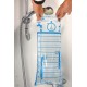 Sac débimètre souple pour douche et robinet - 1 à 18 litres/min.