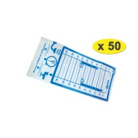 Lot de 50 Sacs débimètre souple pour douchet et robinet - ECOPERL