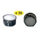 Mousseur aérateur grille inox - Recharge 22/24x100 - 10 litres/min. - Aéré