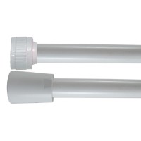 Flexible PVC Lisse 1.50 m - Blanc - Usage Unique - Qualité Alimentaire - Ecrous ABS blancs