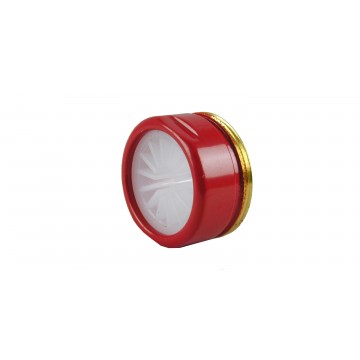 Brise-jet étoile plat M24x100 - Rouge - Bague mâle propriétaire - SIS