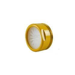 Brise-jet étoile plat M24x100 - Jaune - Bague mâle propriétaire - SIS