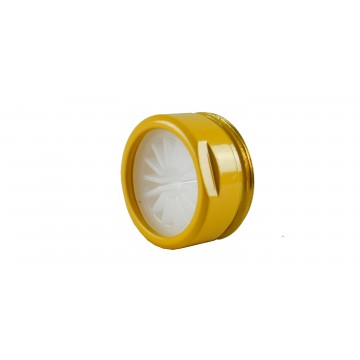 Brise-jet étoile plat M24x100 - Jaune - Bague mâle propriétaire - SIS