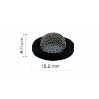 Joint tamis chapeau douche NBR noir - 15x21 - Ø 18.2 mm - ACS 