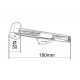 Douchette WC / Bidet 1 Jet '' SHATAFF " 6 litres Eco - Chrome - Standard