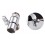 Inverseur Laiton manuel - Aérateur + Sortie 1/2'' Flexible - 6 litres/min. - Chrome