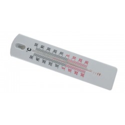Thermomètre interieur plastique grand modèle - temp. de -30° à +50° C