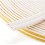 Joint d'isolation Blanc en D pour Fenêtres et Portes - 2 à 4,5mm - 6m (2 x 3m)