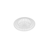 Tamis évier cuisine - PVC blanc - Design étoile - diamètre 70 mm
