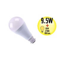 Ampoule à LED Globe - Culot B22 - 9.5W Equivalence 60W - 2700K