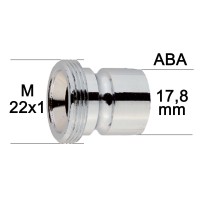 Adaptateur M22x100 à Raccord ABA 17.8mm + joint CT