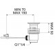 Mitigeur de lavabo Eco avec vidage - Corps en laiton - 8 litres/minute NF - ECOPERL