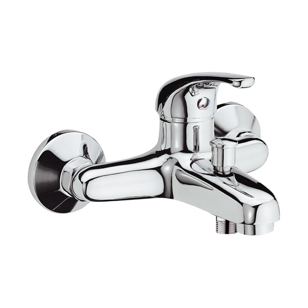 Robinet baignoire mural Mitigeur bain douche chrome design entraxe