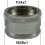 Adaptateur Robinet - Laiton Chromé - F24x100 à M28x100 + joint NBR 24x1