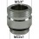Adaptateur Robinet - Laiton Chromé - M3/4''à M22x100 + joint NBR 22x1