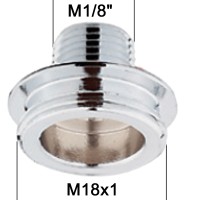 Adaptateur raccord Laiton - M1/8'' à M18x100