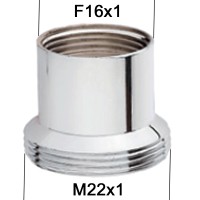Adaptateur raccord Laiton - F16x100 à M22x100