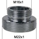 Adaptateur raccord Laiton - M16x100 à M22x100