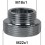 Adaptateur raccord Laiton - M18x100 à M22x100 - série courte