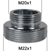 Adaptateur Laiton Court - M20x100 à M22x100