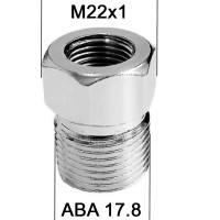 Adaptateur M22x100 à Raccord ABA 17.8mm + joint CT