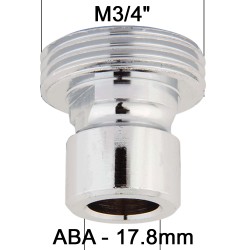 Adaptateur M3/4'' à Raccord ABA 17.8mm + joint CT