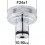 Adaptateur Robinet - Laiton Chromé - F24x100 à Coupleur mâle PALL + joint NBR 24x1