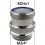 Raccord MAL sur Robinet - Régulateur de jet 8 litres/min. - M24x100 à M20x27 (3/4'') + Adaptateur F22