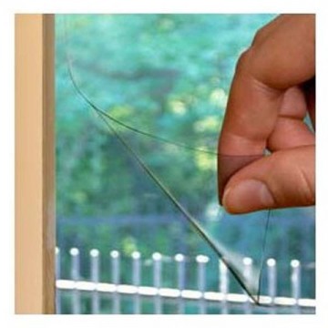 Film de survitrage d'isolation transparent pour tous types de fenêtre - 5m x 1.5 m + 25m double face