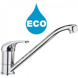 Mitigeur de cuisine Eco - Cartouche céramique - Corps en laiton - 8 litres/minute NF