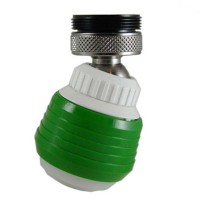 Aérateur 2 jets DUOJET Vert - Rotule Laiton - 6 litres/min. - F22x100