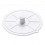 Bouchon d'évier souple blanc occultant - Diamètre 95 mm