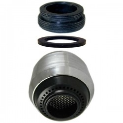 Mousseur brise-jet fixe 2 jets ABS - Débit standard - F22x100