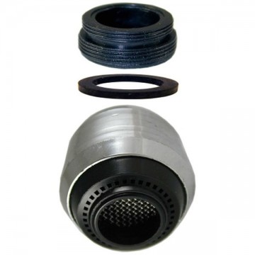 Mousseur brise-jet fixe 2 jets ABS - Débit standard - F22x100