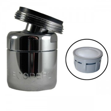 Mousseur orientable 10 litres M24x100 - Eco 33% - Aéré - Rotule mâle