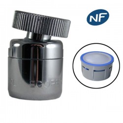 Mousseur orientable 8 litres F22x100 - Eco 47% - Aéré - Rotule femelle - NF EN 246