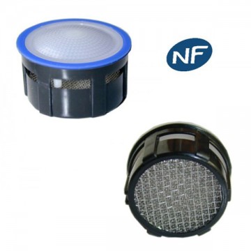 Mousseur aérateur 8 litres F22/M24 - Eco 47% - Recharge - Grille inox - NF EN 246