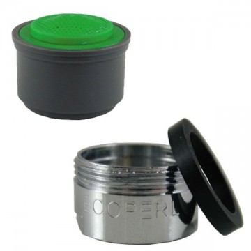 Mousseur jet pluie 1,7 lit - M24x100 - Eco 89% - Bague mâle