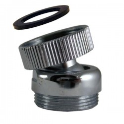 Rotule aérateur F22x100 Chrome orientable 360° - M22 - Laiton