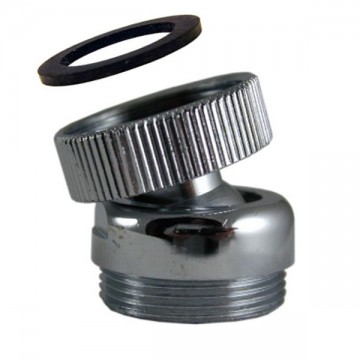 Rotule aérateur F22x100 Chrome orientable 360° - M22 - Laiton