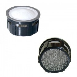 Mousseur aérateur 10 litres F22/M24 - Eco 33% - Recharge - Grille inox