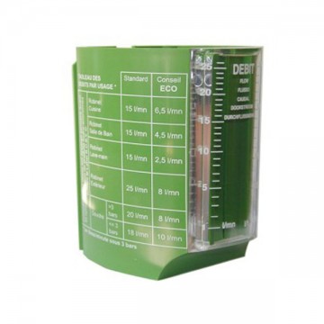 Débitmètre ECOPERL à lecture instantanée de 1 à 25 litres/min.