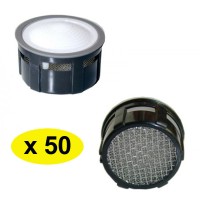 Mousseur aérateur grille inox - Recharge 22/24x100 - 10 litres/min. - Aéré