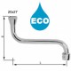 Bec dessous 3/4'' Eco - H135 / L200 mm - Portée plate - 8 litres/min. - Tube 18 - NF EN 246