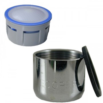 Mousseur aéré 8 litres - F22x100 - Eco 47% - Bague Femelle - NF EN 246