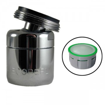 Mousseur orientable 6 litres M24x100 - Eco 60% - Aéré - Rotule mâle