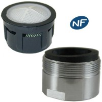 Mousseur Baignoire M28x100 - Recharge - Grille inox - NF EN 246